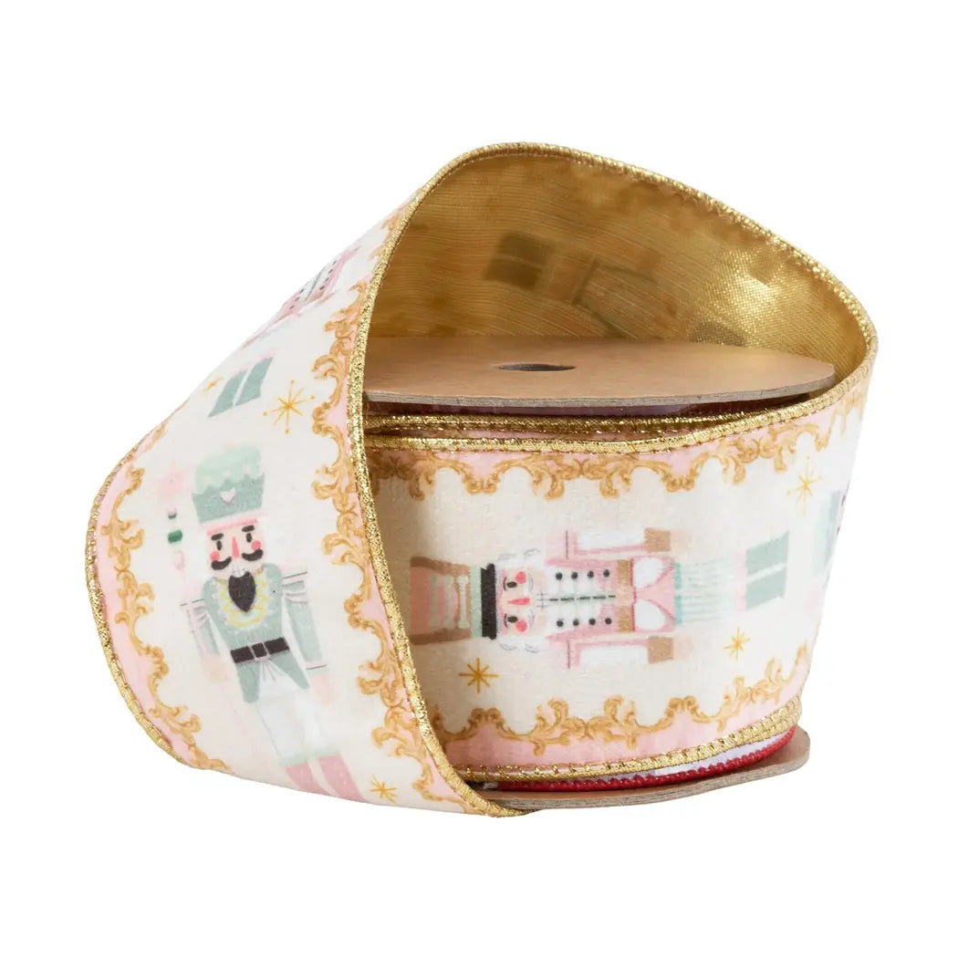 Pink Nutcracker Wired Velvet | 2.5