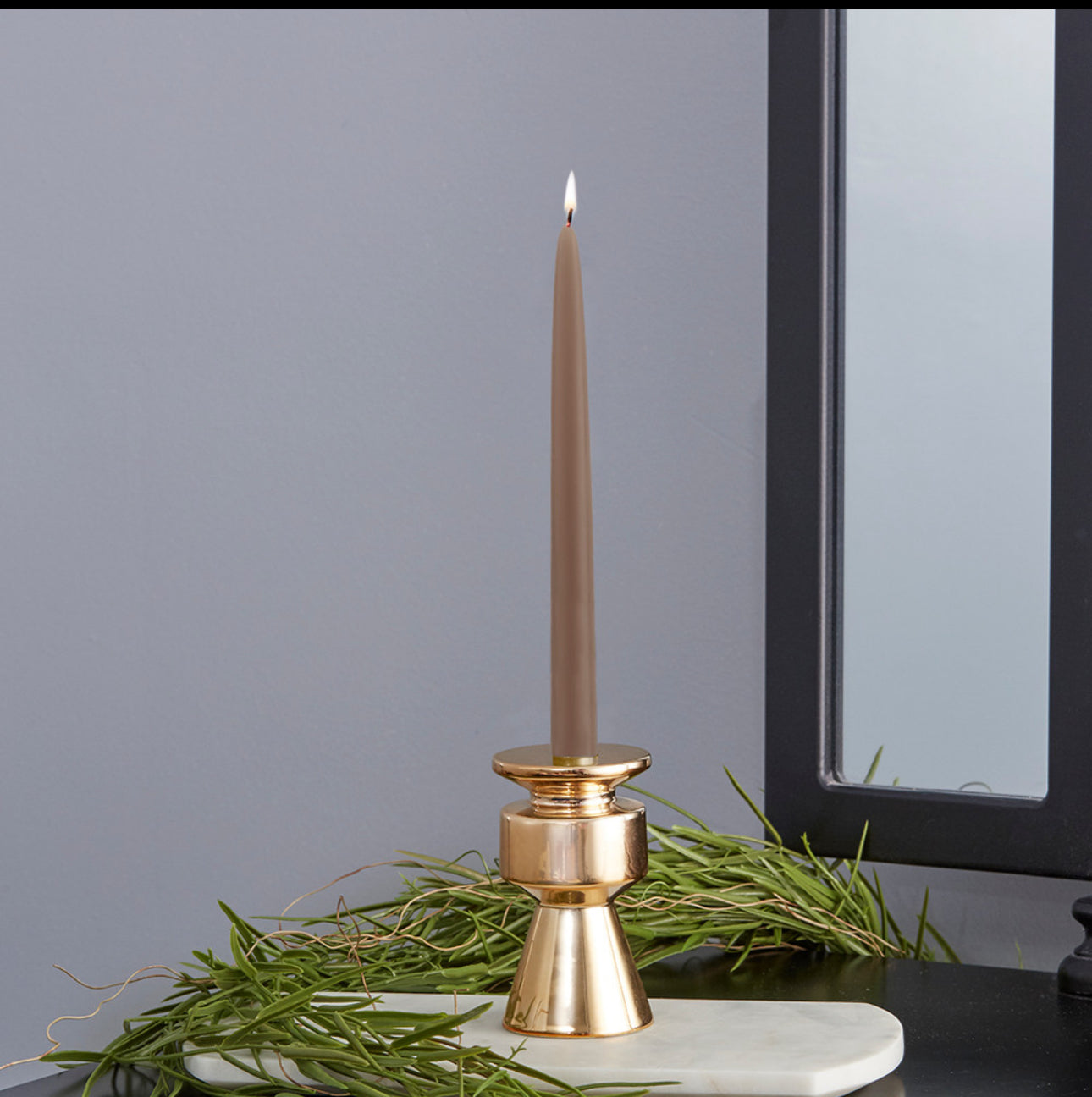 Portobello Candle Taper | 9in