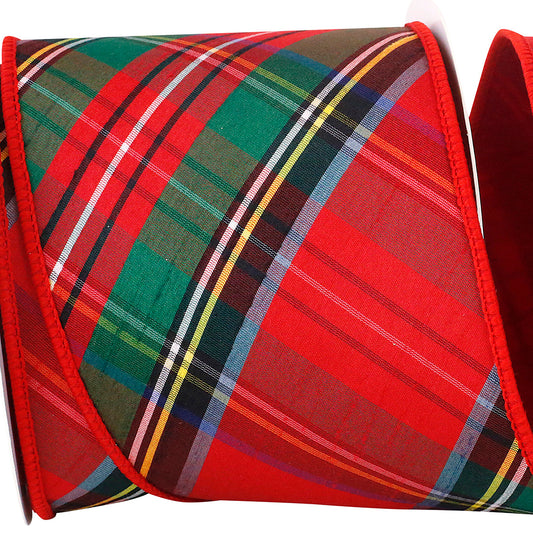 Plaid Dupioni Classic Wired | 4"