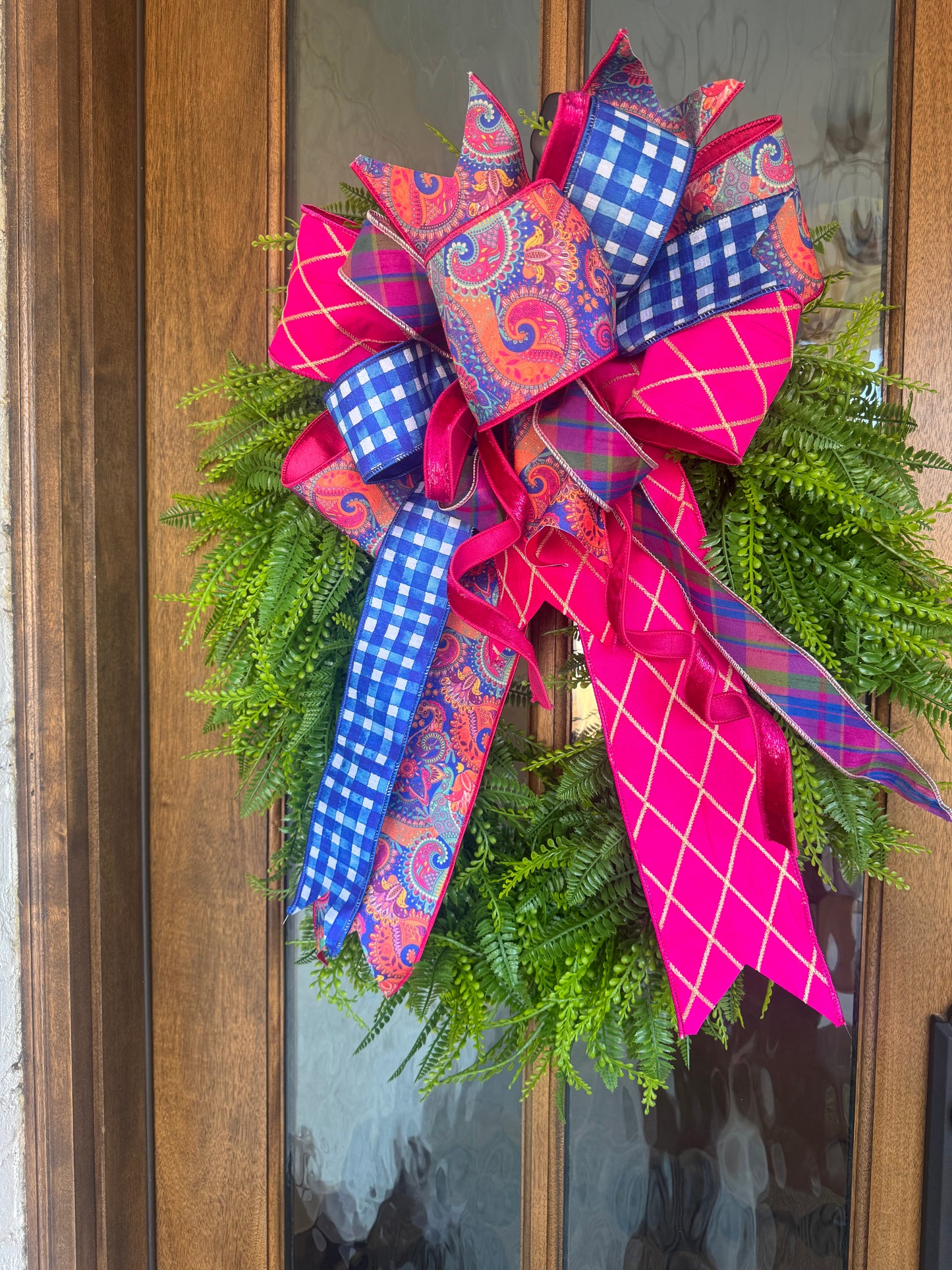 Bead Grass Wreath | 26” UV Resistant