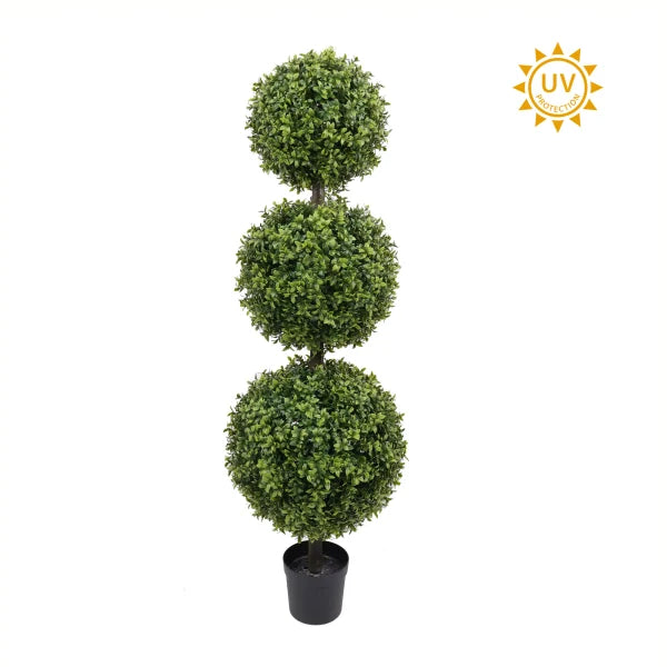 Boxwood Topiary Tree UV Resistant | 48”