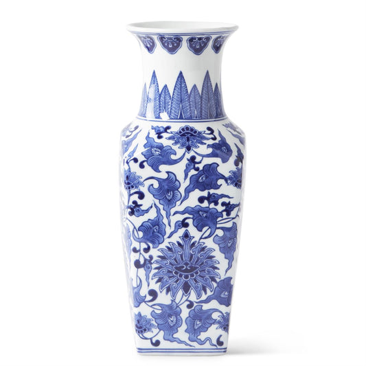 Ceramic Blue and White Chinoiserie | 14"