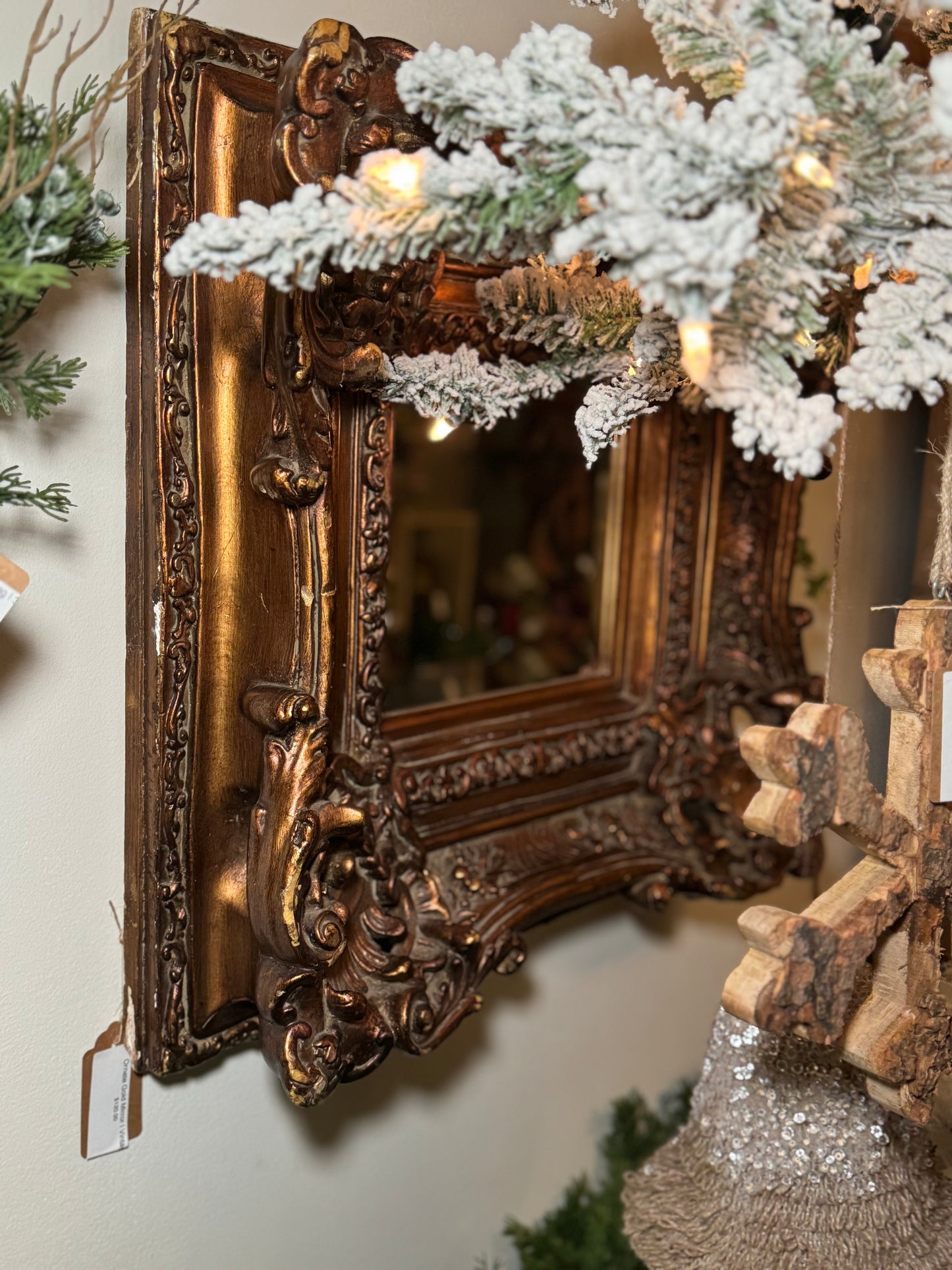 Ornate Gold Mirror | Vintage