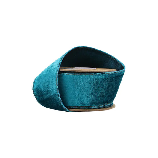 Teal Wired Velvet | 2.5"