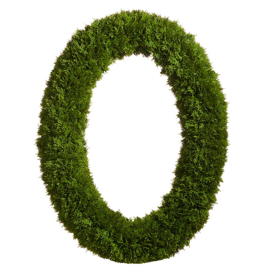 Oval Cedar Wreath | 30.5"
