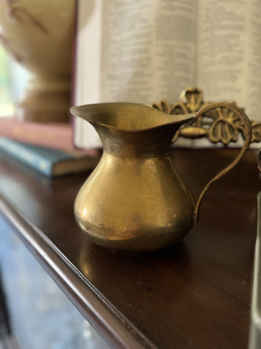 Brass Small Pitcher | Vintage