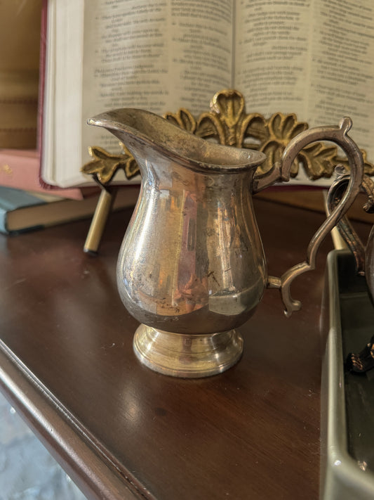 Sterling Silver Creamer Pitcher | Antique