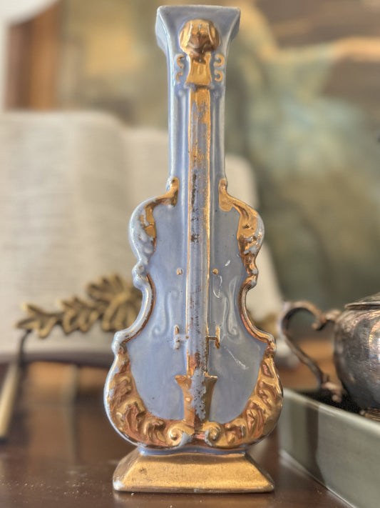 Violin/ Cello Wall Pocket Vase | Vintage