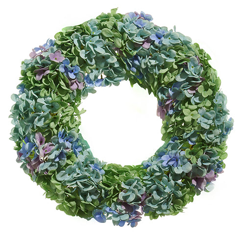 Colorful Hydrangea Wreath | 24"